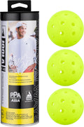 HC-40 Hardcourt Pickleball Balls with Storage Tube - USAP Approved Balls for Tournament Play - Durable Pickleballs for Indoor Play & Outdoor Courts