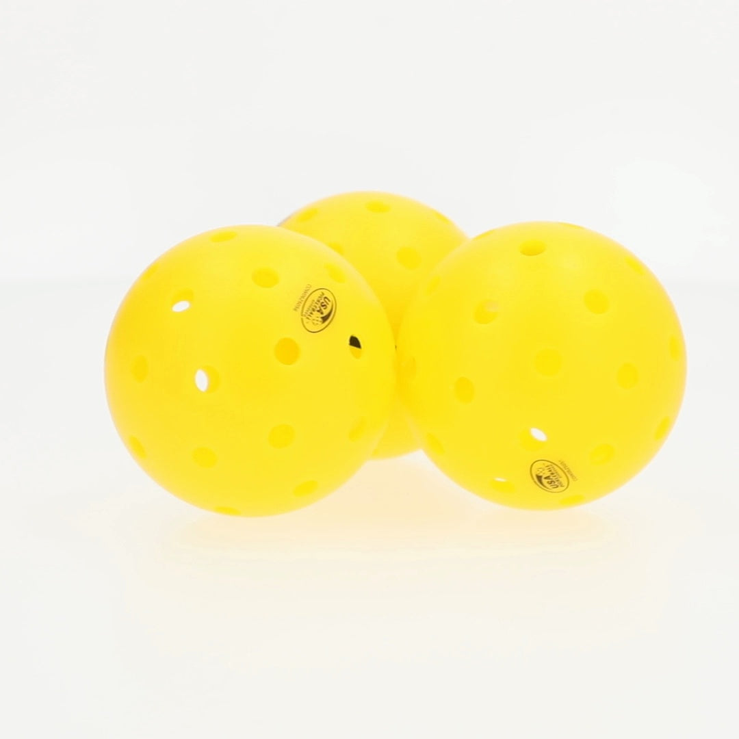 Switchback Outdoor Pickleballs - Yellow 3-Pack