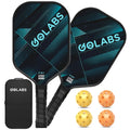 Trailhead honeycomb core pickleball paddle set with balls and carry bag