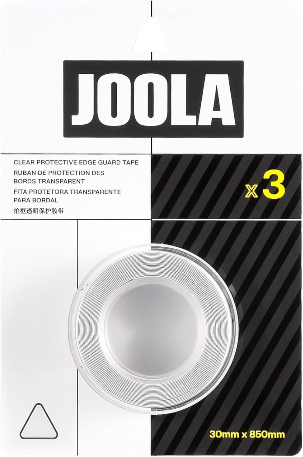 JOOLA Clear Edge Guard Tape - Protects Pickleball Paddle Edge Guard & Covers Lead Tape - Fits All Brands and Most Paddle Sizes - Choose Either 28Mm or 30Mm Thickness