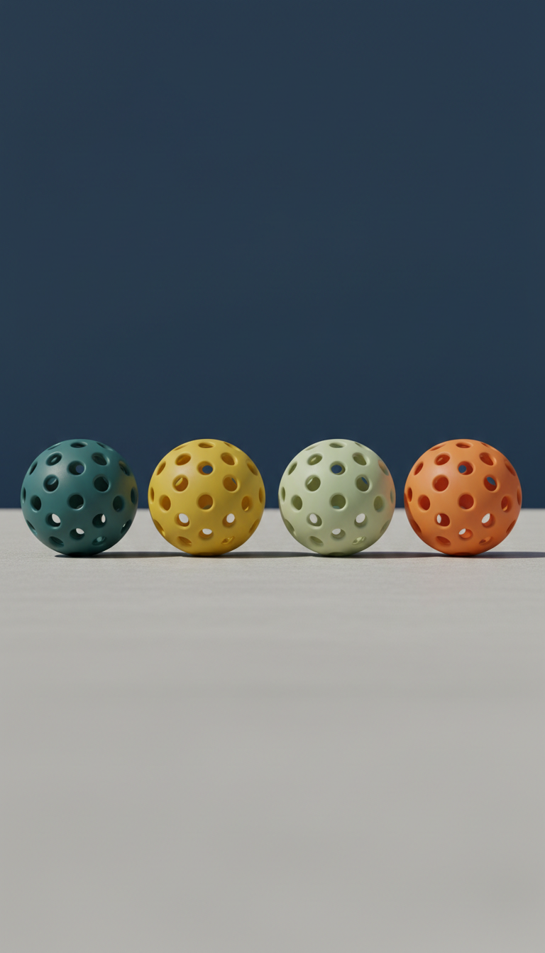 Weather-Resistant Outdoor Pickleballs