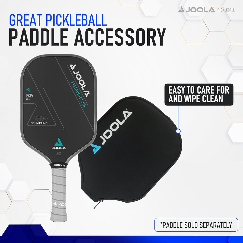 JOOLA Universal Pickleball Paddle Cover - Neoprene Sleeve Fits All Pickleball Paddles - Accessory for Standard, Wide, & Elongated Rackets - Covers Paddles up to 8.5" Wide, 16.5" Long