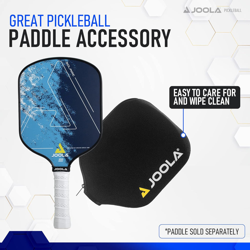 JOOLA Pickleball Paddle Cover - Neoprene Sleeve for JOOLA Paddles - Pickleball Accessory and Gift - Padded Foam Storage Case Protects Pickle Ball Rackets
